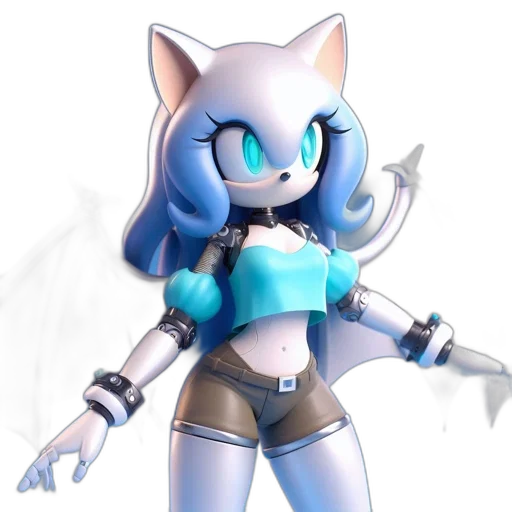 staff, robot, weapon, concept art, 3d render, fantasy art, pixel art, blue transparent PNG cut-out