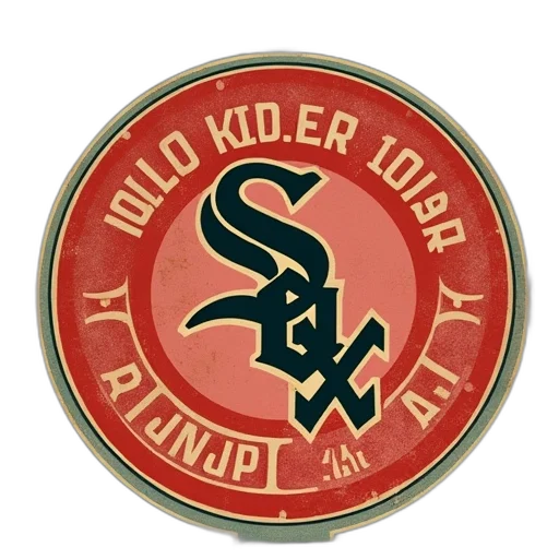 chicago, white, sox, poster, vintage, football, ticket transparent PNG cut-out