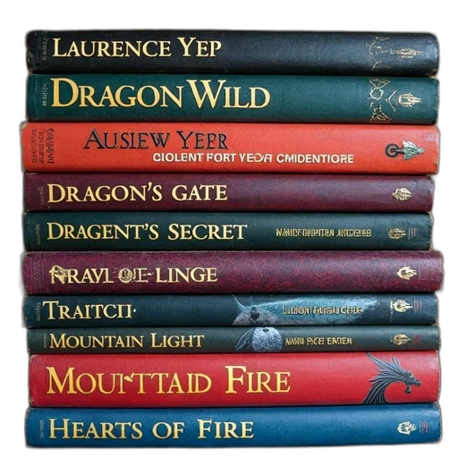dragon, fantasy art, table, series, books, laurence, yep, including transparent PNG cut-out