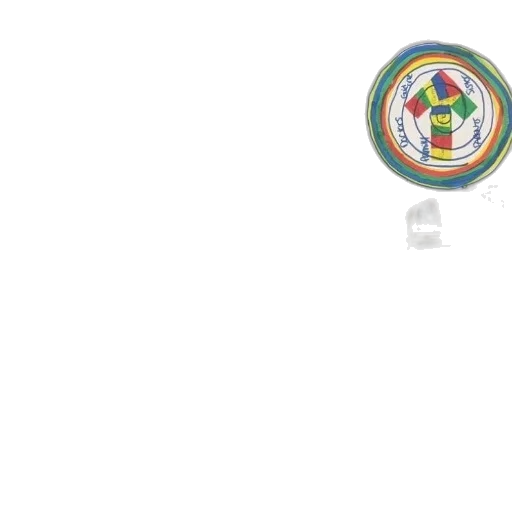 umbrella, staff, six, colorful, drawings, arrows, pointing, upwards transparent PNG cut-out