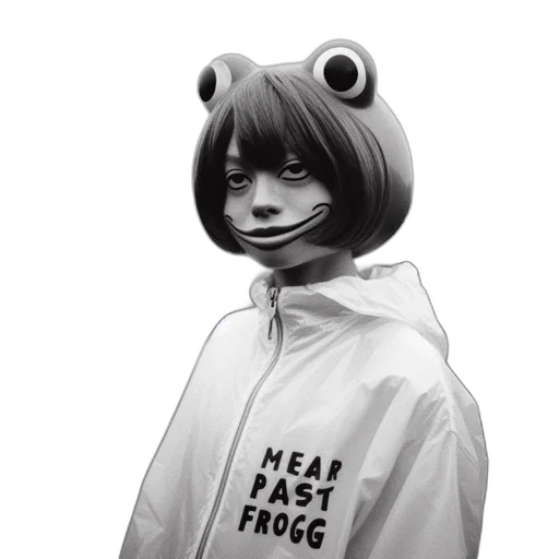 jacket, mask, face, creature, concept art, photorealistic, anime, individual transparent PNG cut-out