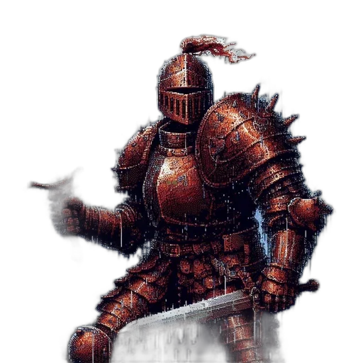 sword, weapon, robot, dragon, fantasy art, concept art, comic book art, pixel art transparent PNG cut-out