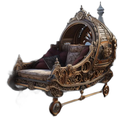 furniture, crown, jewelry, hat, concept art, 3d render, photorealistic, fantasy art transparent PNG cut-out