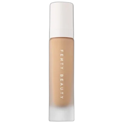 bottle, earth tones, fenty, beauty, foundation, beige, liquid, inside transparent PNG cut-out