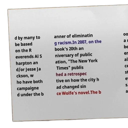 poster, text, about, book, racism, featuring, names, sharpton transparent PNG cut-out