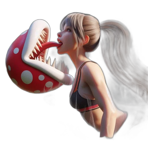 concept art, fantasy art, 3d render, pixel art, underwater, outer space, woman, colored transparent PNG cut-out