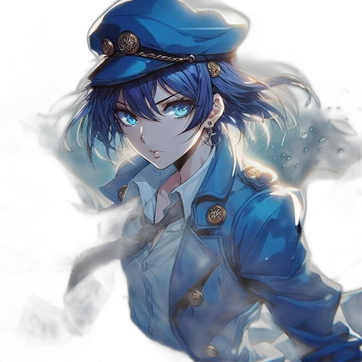 staff, hat, weapon, crown, anime, watercolor, photorealistic, fantasy art transparent PNG cut-out