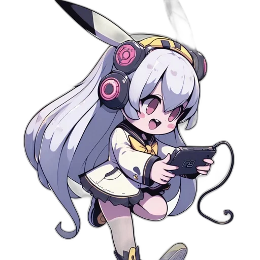 weapon, staff, robot, sword, anime, pixel art, concept art, cyberpunk transparent PNG cut-out
