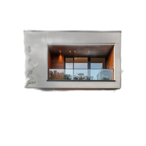 building, furniture, face, 3d render, modern, house, extension, victorian transparent PNG cut-out