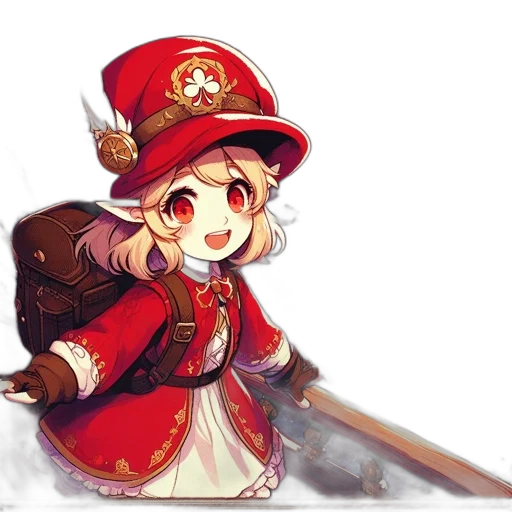 staff, weapon, hat, sword, pixel art, concept art, anime, fantasy art transparent PNG cut-out