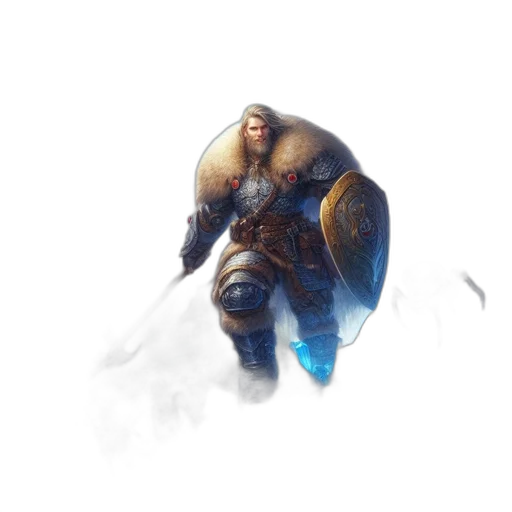 sword, weapon, fantasy art, concept art, pixel art, comic book art, blue, icy transparent PNG cut-out