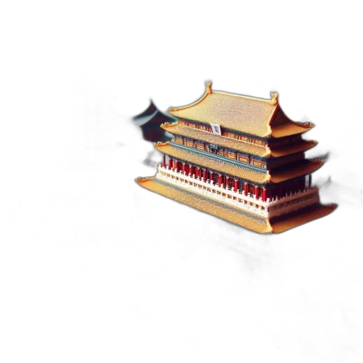 building, crown, dragon, weapon, 3d render, photorealistic, concept art, watercolor transparent PNG cut-out