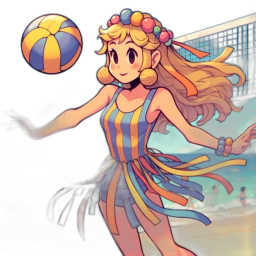 dress, pixel art, concept art, anime, fantasy art, underwater, colorful, golden transparent PNG cut-out