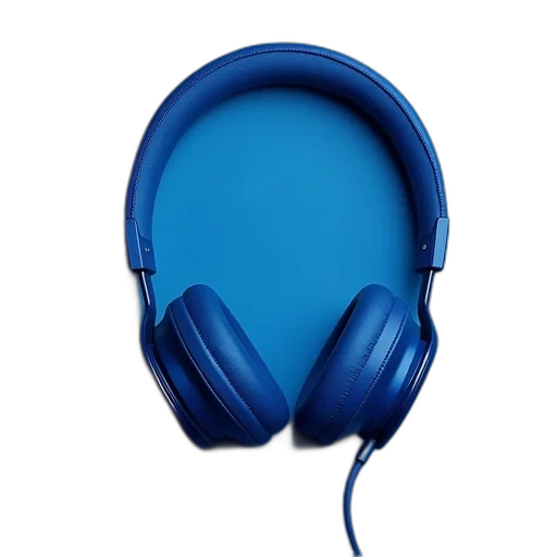 mask, 3d render, blue, beats, dre, studio, headphones transparent PNG cut-out