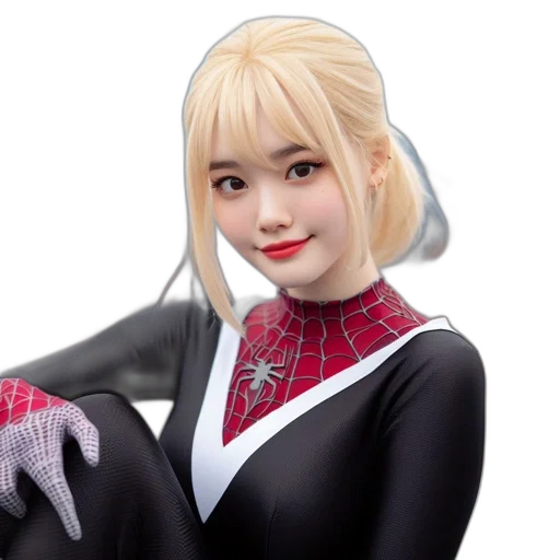 jacket, robot, hair, anime, photorealistic, 3d render, concept art, young transparent PNG cut-out
