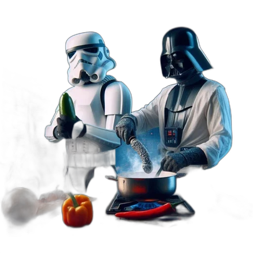 food, robot, concept art, pixel art, photorealistic, fantasy art, outer space, fire transparent PNG cut-out
