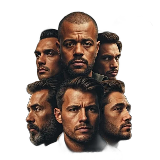 face, hair, mask, crown, concept art, comic book art, photorealistic, fantasy art transparent PNG cut-out