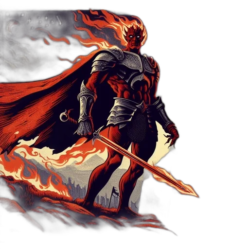 sword, dragon, weapon, fantasy art, concept art, comic book art, pixel art, fire transparent PNG cut-out