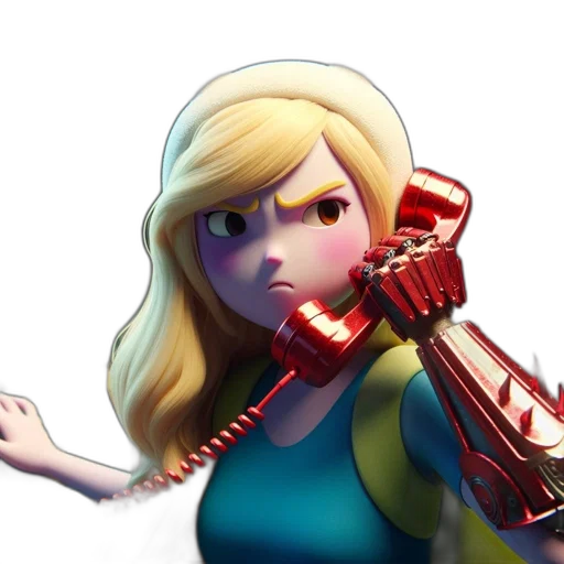 weapon, staff, concept art, 3d render, comic book art, pixel art, anthropomorphic, rabbit transparent PNG cut-out