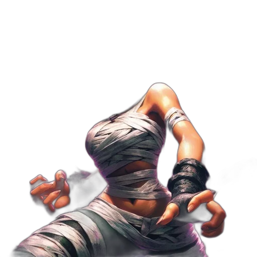 dress, weapon, face, staff, concept art, 3d render, cyberpunk, photorealistic transparent PNG cut-out