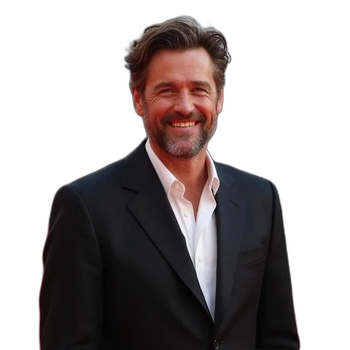 jacket, staff, face, hair, photorealistic, robert, pattin, smiling transparent PNG cut-out