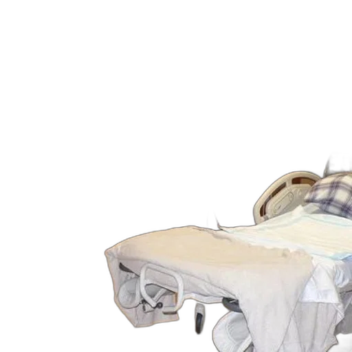furniture, car, robot, jacket, 3d render, photorealistic, concept art, hospital transparent PNG cut-out