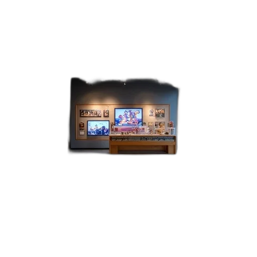 furniture, staff, jewelry, building, 3d render, concept art, photorealistic, exhibit transparent PNG cut-out