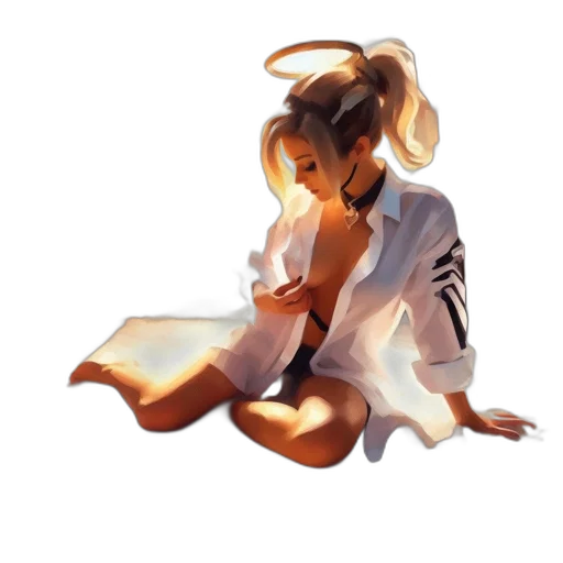 dress, staff, jacket, concept art, pixel art, oil painting, photorealistic, sunset transparent PNG cut-out