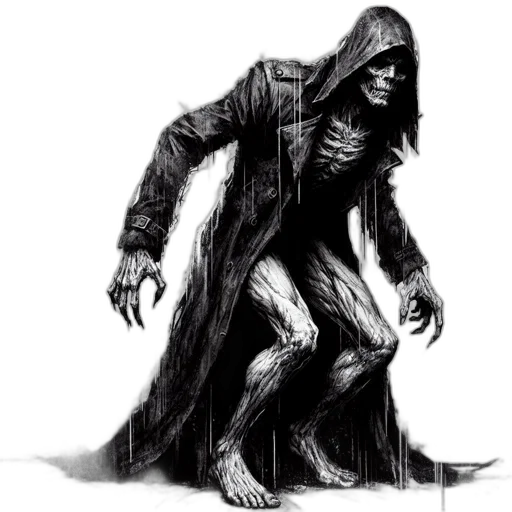 creature, animal, mask, jacket, concept art, comic book art, fantasy art, photorealistic transparent PNG cut-out