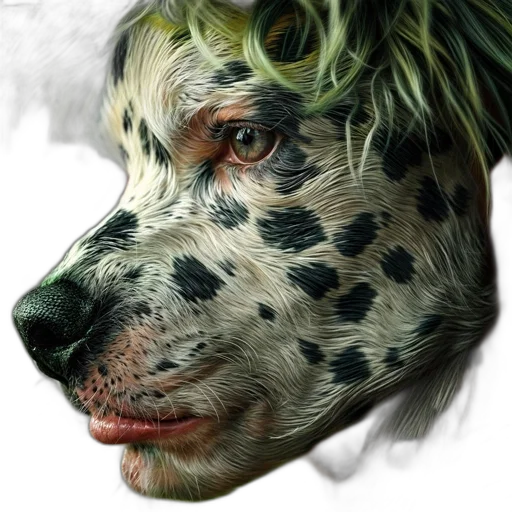 animal, face, mask, creature, photorealistic, watercolor, oil painting, fantasy art transparent PNG cut-out