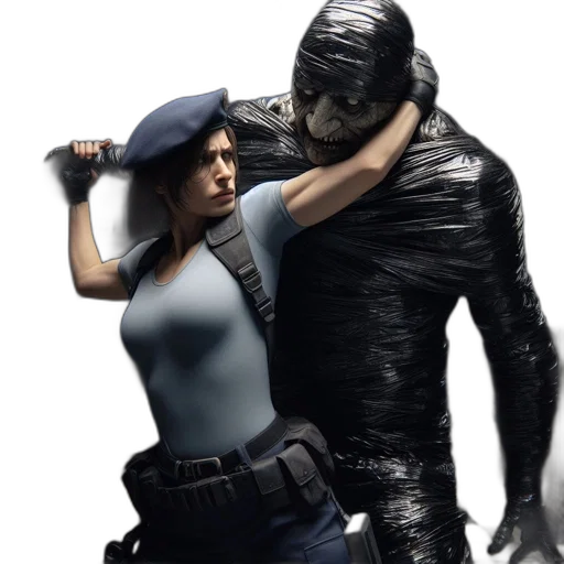 mask, weapon, concept art, comic book art, 3d render, dimly, lit, room transparent PNG cut-out