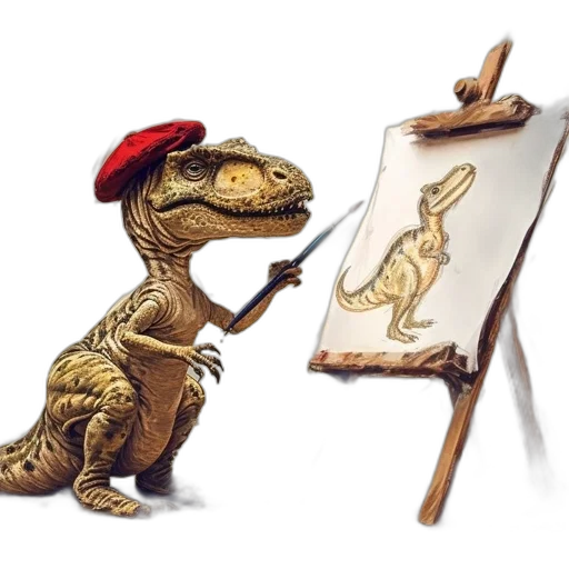 dragon, creature, animal, concept art, photorealistic, fantasy art, watercolor, t-rex transparent PNG cut-out