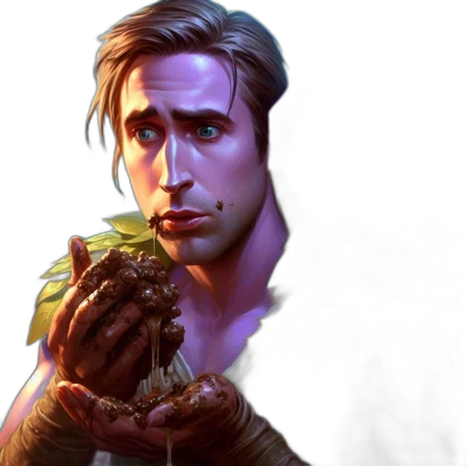 face, weapon, concept art, fantasy art, comic book art, photorealistic, elfin-looking, man transparent PNG cut-out
