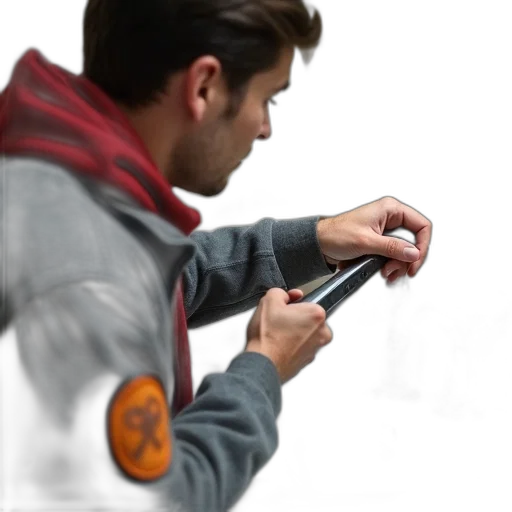 jacket, staff, jewelry, weapon, photorealistic, concept art, 3d render, oil painting transparent PNG cut-out
