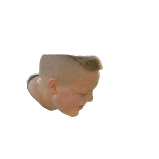 face, hair, mask, hat, 3d render, vaporwave, photorealistic, pixel art transparent PNG cut-out