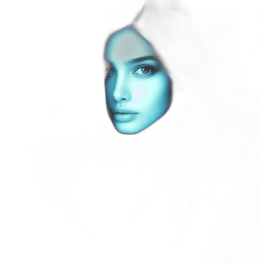 face, mask, robot, creature, photorealistic, vaporwave, 3d render, concept art transparent PNG cut-out