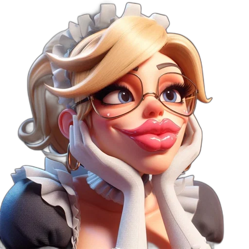 face, mask, 3d render, cartoon, concept art, photorealistic, animated, woman transparent PNG cut-out