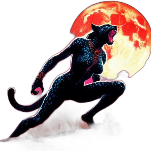 creature, comic book art, concept art, fantasy art, pixel art, outer space, dramatic, portrait transparent PNG cut-out