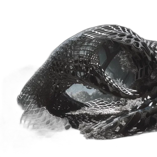 mask, hat, crown, shoes, 3d render, photorealistic, concept art, outer space transparent PNG cut-out