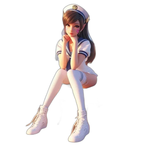 robot, staff, dress, shoes, concept art, 3d render, pixel art, anime transparent PNG cut-out