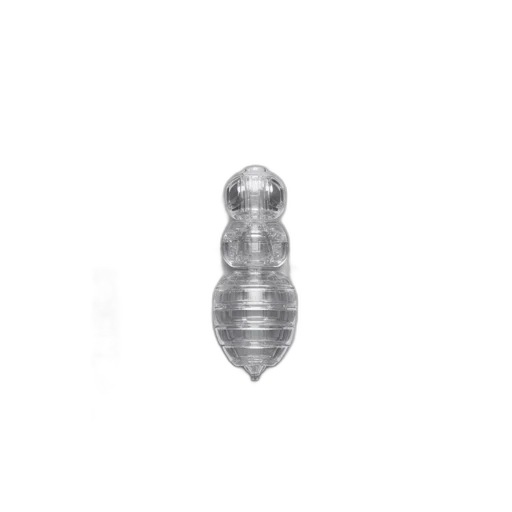 bottle, jewelry, crown, dress, 3d render, transparent, model, bee transparent PNG cut-out