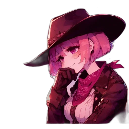 hat, jacket, weapon, staff, pixel art, concept art, anime, cyberpunk transparent PNG cut-out
