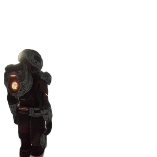 robot, weapon, creature, mask, concept art, 3d render, pixel art, cyberpunk transparent PNG cut-out