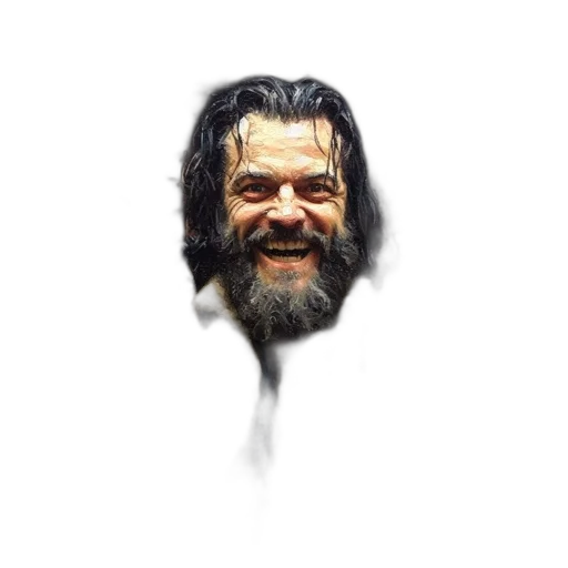 face, hair, mask, creature, photorealistic, concept art, pixel art, 3d render transparent PNG cut-out
