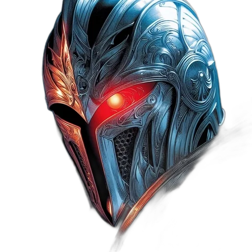 mask, face, robot, jewelry, fantasy art, concept art, comic book art, photorealistic transparent PNG cut-out
