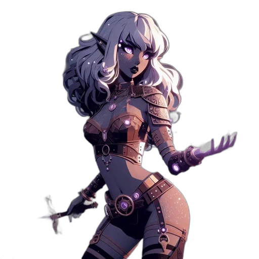 weapon, sword, staff, robot, concept art, fantasy art, comic book art, pixel art transparent PNG cut-out