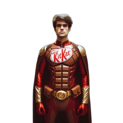 jacket, robot, animal, comic book art, concept art, photorealistic, pixel art, red transparent PNG cut-out