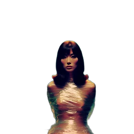 dress, robot, jewelry, creature, 3d render, vaporwave, photorealistic, concept art transparent PNG cut-out