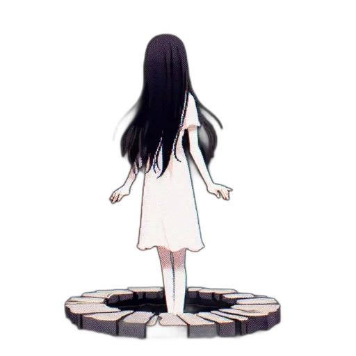 dress, hair, robot, creature, concept art, pixel art, 3d render, anime transparent PNG cut-out