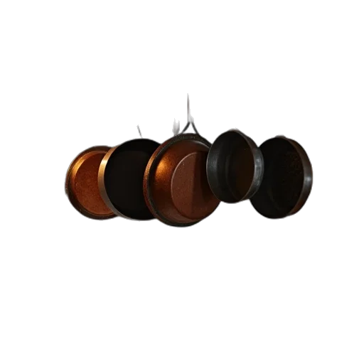 jewelry, hat, crown, furniture, 3d render, dark, earth tones, kitchen transparent PNG cut-out